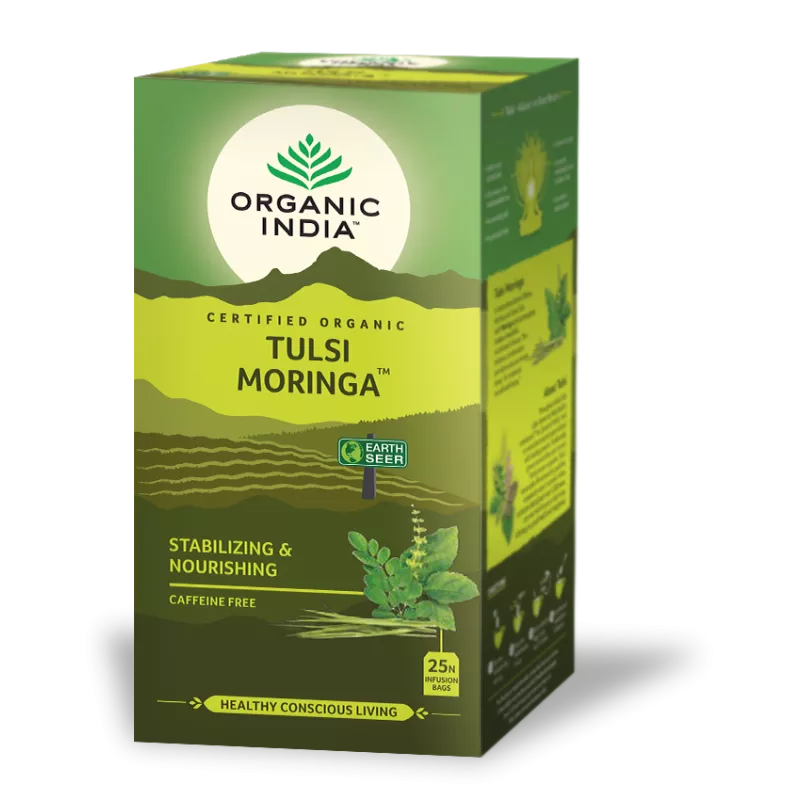 Tulsi Moringa - Infusión Ayurveda Orgánica Equilibrante & Nutritiva